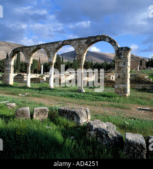 Aanjar Bekaa Valley Libano Foto Stock