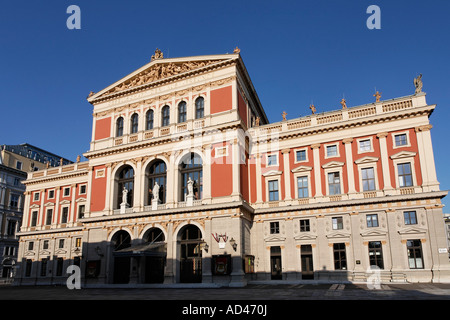 Edificio del Musikverein di Vienna Austria Foto Stock