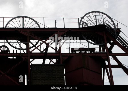 Miniera di carbone di ingranaggio di avvolgimento Coalville Leicestershire Foto Stock