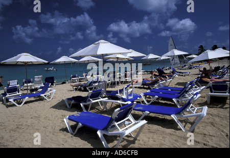 CARIBBEAN WEST INDIES BARBADOS LA BARBADE ALMOND BEACH VILLAGE IN SPEIGHTSTOWN WEST COAST Foto Stock