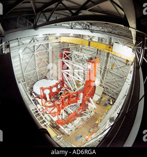 Vista interna del LBT adottate il 23 marzo 2004 Grande Telescopio Binoculare Foto Stock