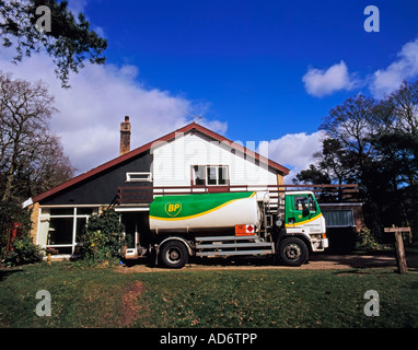 La mandata di carburante per olio combustibile Riscaldamento centrale Foto Stock