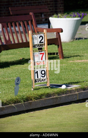 Bowling Green Battersea Park London Inghilterra England Foto Stock