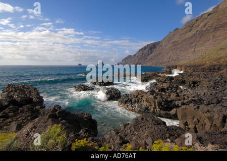 Roques de Salmor El Hierro Canary Islands Foto Stock