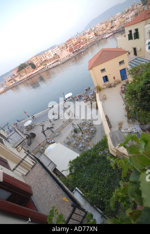 Creta Veduta del porto esterno in Hania Foto Stock