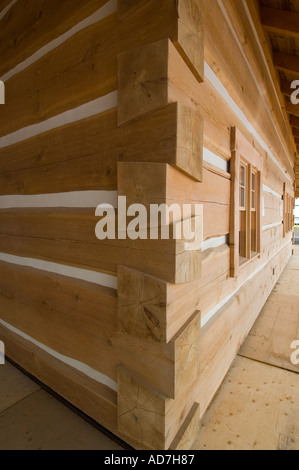 Il cedro e Fir utilizzato nella costruzione della casa Foto Stock