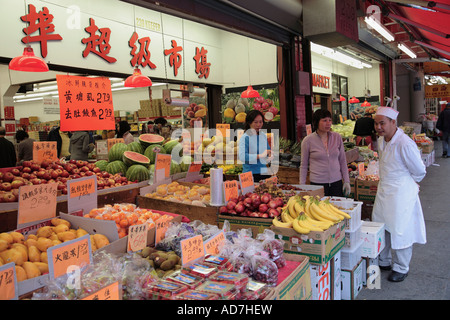 Canada British Columbia Vancouver Chinatown shop Foto Stock