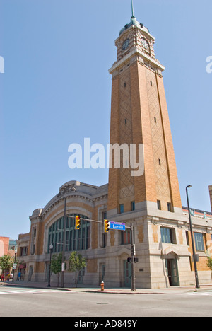 Esterno del lato ovest Mercato in Cleveland Ohio USA Foto Stock