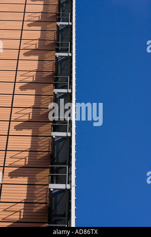 Vista laterale dell'edificio Berlaymont Foto Stock