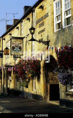 Redesdale Arms Hotel, Moreton-in-Marsh, Gloucestershire, England, Regno Unito Foto Stock