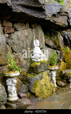 Parte di Sri Ranganatha Tempio a Skanda Vale comunità indù vicino a Carmarthen Carmarthenshire Wales UK Foto Stock