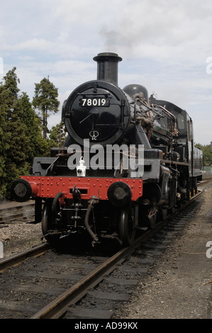 Classe 2 standard n. 78019 loughborough Great central railway leicestershire in Inghilterra Foto Stock