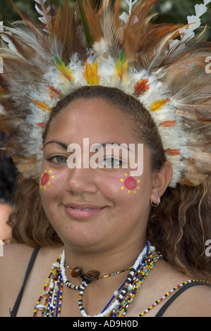 PNG Port Moresby ballerino 5197 dsc Foto Stock