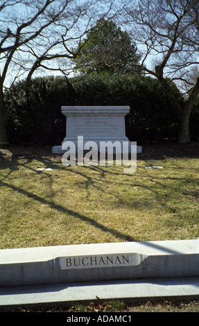 Tomba di James Buchanan xv presidente degli USA in Lancaster PA Foto Stock