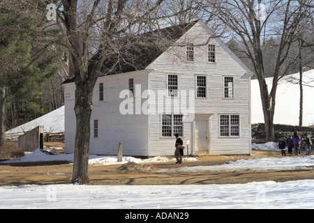 Scena di strada in Sturbridge Massachusetts USA Foto Stock