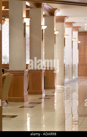 La lobby dell'hotel interno, Filadelfia Pennsylvania USA Foto Stock