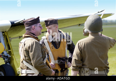 Duxford WW2 Airshow di Foto Stock