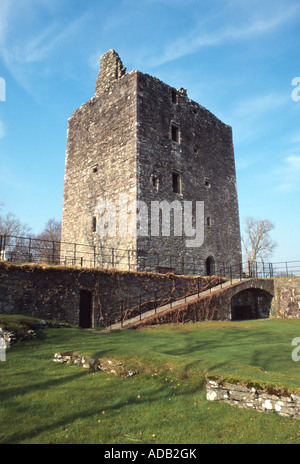 Cardoness Castle casa a torre quattrocentesca Dumfries and Galloway Scotland Regno unito Gb Foto Stock