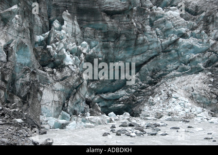 Fox Glacier Isola del Sud della Nuova Zelanda Foto Stock