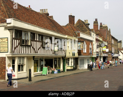 Preston Street, Faversham Kent, Inghilterra, UK, Regno Unito, Gran Bretagna, Europa Foto Stock