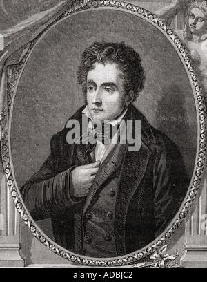 François-René vicomte de Chateaubriand, 1768 - 1848. Lo scrittore francese, politico, diplomatico e storico. Foto Stock