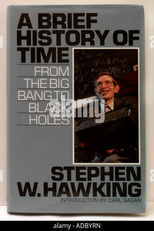 Una breve storia del tempo di Stephen Hawking Foto Stock