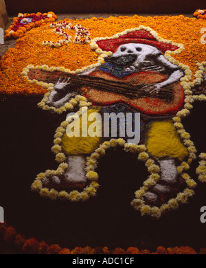 Foto di sabbia il Giorno dei Morti il Dia de los Muertos Oaxaca Messico Foto Stock