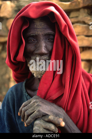 Villaggio sambuco Tougoume Mali Foto Stock