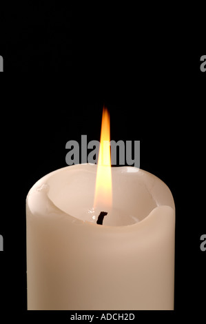 Fiamma di candela Foto Stock
