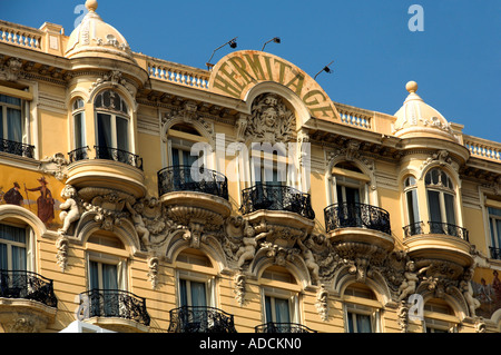 L'Hotel Hermitage Monaco solo uso editoriale Foto Stock