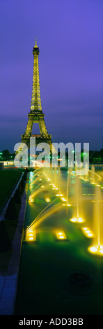 La Torre Eiffel Parigi Francia Foto Stock