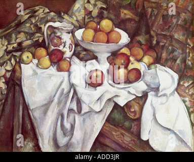 "Belle Arti, Cezanne, Paolo (1839 - 1906), pittura, " Mele e arance', 1895 - 1900, olio su tela, il Museo d' Orsay, Parigi, FR Foto Stock