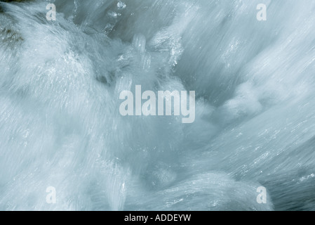 Acqua Bianca, extreme close-up Foto Stock