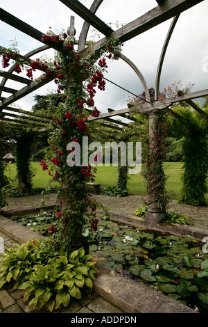 La Edwardian Pergola, West Dean Gardens, Sussex, Regno Unito