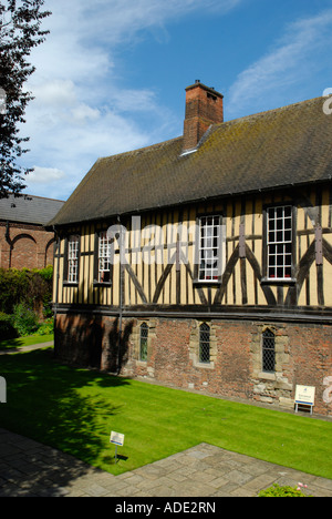 Esterno del Merchant Adventurers Hall Fossgate York North Yorkshire, Inghilterra Foto Stock