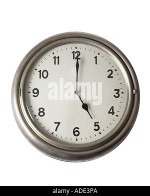 05:00 orologio Foto Stock