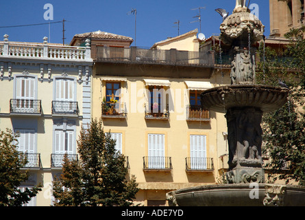 Vista dei caratteristici edifici Granada Andalusia Andalucía España Spagna Iberia Europa Foto Stock