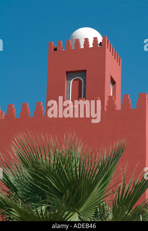 Stile moresco edificio in Benalmadena, Spagna Foto Stock