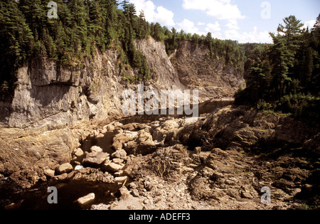 Grand Falls Gorge New Brunswick Canada Foto Stock