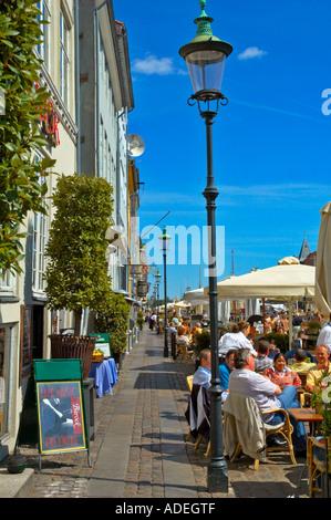 Nyhavn nel centro di Copenhagen Danimarca UE Foto Stock