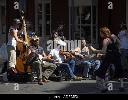 Cajun Band, New Orleans Foto Stock