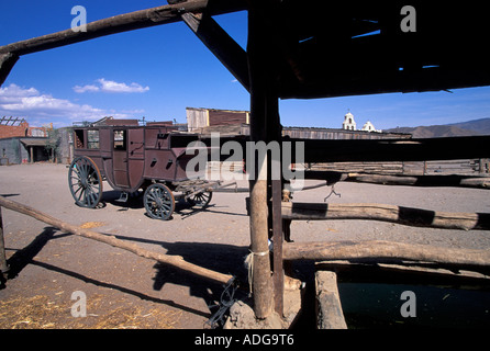 Ubicazione di Sergio Leone s film occidentali deserto Tabernas Almeria Andalusia Spagna Foto Stock