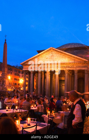 Pantheon Piazza della Rotonda a Roma Italia Foto Stock