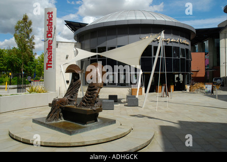 Milton Keynes Theatre District Foto Stock