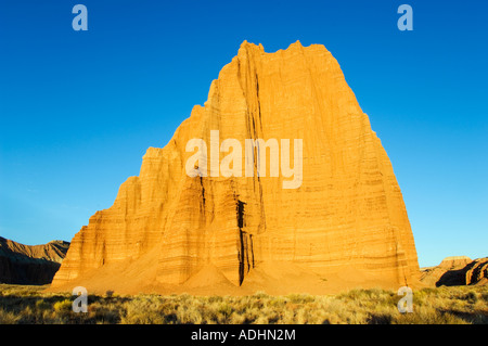 USA Utah Capitol Reef National Park Cattedrale Valley sunrise presso il Tempio del Sole Foto Stock