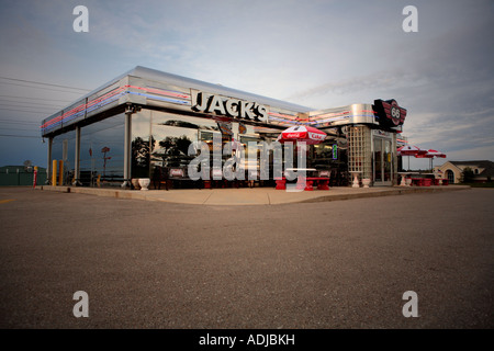 Jack s route 66 diner route 66 Missouri Foto Stock