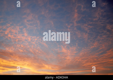 Tramonto nuvole sopra il Palouse Washington Foto Stock
