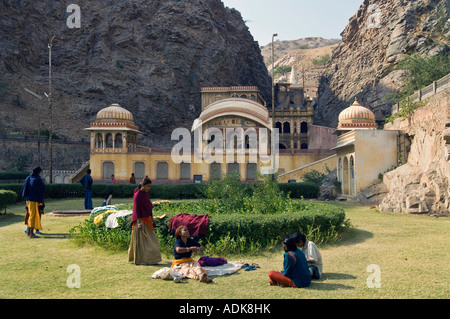 Uno og molti bei posti in Rajasthan Foto Stock