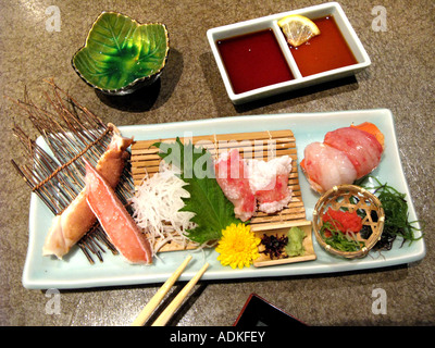 Giappone ristorante giapponese Ginza Tokyo s intelligente per area dello shopping Foto Stock