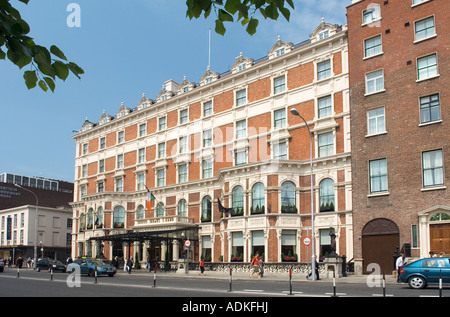 La città di Dublino. Il periodo Georgiano Shelbourne Hotel in St. Stephen's Green. L'Irlanda. Foto Stock